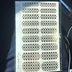 Jamberry Nails metallic gold circles-NEW